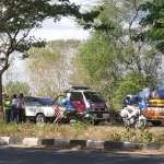 Kejadian laka lantas di Jalan Raya Tangkel sisi Madura, Senin (7/9/2020). (foto: ist).