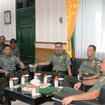 Brigjen TNI Sulaiman Agusto di sela-sela kunjungannya di Makorem 084/Bhaskara Jaya. Rabu, 17 Oktober 2018.