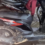 Salah satu barang bukti kendaraan bermotor yang berhasil diamankan petugas.