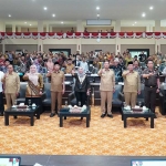 Sosialisasi anti korupsi oleh KPK RI di ruang rapat paripurna DPRD Lamongan.