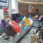 Suasana ruang pelayanan di Kantor Bapenda Bojonegoro.