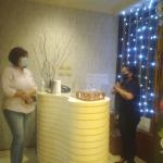 Suasana Grand Nirwana Spa dan Salon ketika didatangi pengunjung.