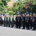 Apel Operasi Mantap Praja Semeru 2024 di Mapolres Madiun Kota.