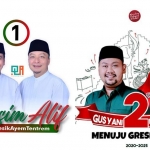 Paslon Bupati dan Wabup Gresik.