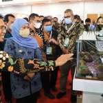 Gubernur Jawa Timur, Khofifah Indar Parawansa, saat menghadiri pembukaan PJB Connect 2022.