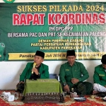 Rapat koordinasi DPC PPP Pamekasan di Kecamatan Tlanakan.