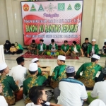 Banom NU se-Kelurahan Kedurus memperingati Tahun Baru Islam 1 Muharam 1442 H di Masjid Baitul Fikri, Perumahan Gunungsari Indah. foto: istimewa