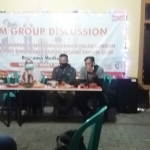 FGD KPU Ngawi dengan awak media.