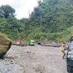 Pasca Longsor, Polres Blitar Terus Pantau Aktivitas Penambangan Pasir.