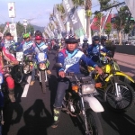 Saat rider mengambil posisi start.