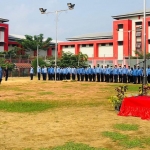 Upacara Peringatan Hari Pahlawan di Lapangan Lapas Narkotika Kelas IIA Pamekasan.