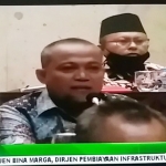 H. Syafiuddin, S.Sos Anggota Komisi V DPR RI saat Rapat Dengar Pendapat (RDP) dengan Ditjen Bina Marga Kementerian PUPR di Gedung Komisi V DPR RI, Senin (14/9/2020).