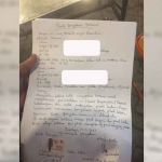 Surat kesepakatan kedua belah pihak yang tertolak oleh Kaposek Sukolilo.