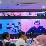 Menteri ATR/BPN, Agus Harimurti Yudhoyono (AHY), saat pimpin rapim.