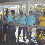 Pembersihan Sungai Wrati dari sampah.