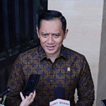 Menteri ATR/BPN, Agus Harimurti Yudhoyono (AHY), saat memberi keterangan kepada awak media.