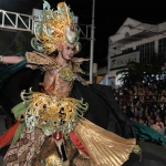 Kontingen Gudang Garam saat memeriahkan Kediri Night Carnival. Foto: Ist