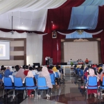 Suasana talk show yang digelar oleh Prodi Sosiologi FISIB UTM di Gedung Pertemuan UTM, Selasa (22/10/2019).