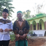 Moch. Nur Arifin saat berada di Desa Masaran. (foto: HERMAN/ BANGSAONLINE)