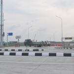 Pintu tol di Kabupaten Ngawi.