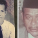 Haji Mahmoddin (kiri berdasi) dan KH Sya