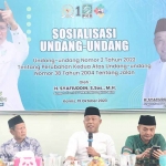 Anggota Komisi V DPR RI, Syafiuddin, saat sosialisasi perubahan Undang-Undang Tentang Jalan.