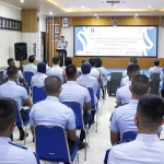 Suasana monitoring Latihan Kerja Bhumi Pura atau LATJAPURA di Aula Imigrasi Malang.