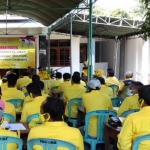 Golkar Gresik ketika melakukan konsolidasi di Kecamatan Sangkapura dan Tambak, Pulau Bawean. (foto: ist)