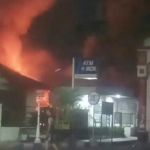 Kebakaran warung nasi di Jalan KH Agus Salim, Kelurahan Sukabumi, Kota Probolinggo.