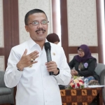 Wakil Wali Kota Batu Ir. H. Punjul Santoso saat membuka workshop pendidikan seks untuk anak usia dini.