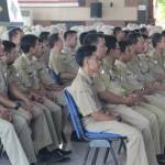 Suasana pengambilan sumpah janji PNS di Pendopo Krido Manunggal Tuban. foto: suwandi/ BANGSAONLINE