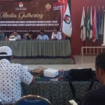 Media gathering yang digelar KPU Kabupaten Mojokerto.