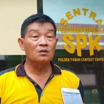 Kapolsek Tuban Kota, AKP Subagyo saat memberikan keterangan.