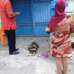 Korban sebelum dievakuasi ke RS.