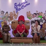 Press conference buku JNE berjudul "Bahagia Bersama" yang dilakukan secara virtual. (foto: ist)