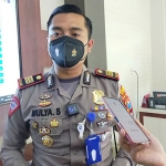 Kasatlantas Polres Blitar Kota, AKP Mulya Sugiharto, saat memberi keterangan kepada awak media.