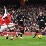 Thomas Partey sumbang satu gol kemenangan Arsenal atas Bournemouth pada pekan 26.