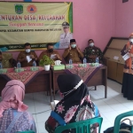 Suasana saat pembentukan desa tangguh bencana di Kabupaten Pasuruan yang dilakukan BPBD setempat.