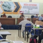 Acara media gathering yang digelar KPU Kota Surabaya, Kamis (3/9).