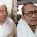 Kiai Asep (kiri) dan Hasan Aminuddin.