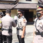 Kapolres Jember AKBP Arif Rachman memimpin sertijab Wakapolres Jember, Jumat (26/3). 