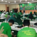 Pendidikan Politik dan Sosialisasi UU Ponpes yang digelar DPC PPP Probolinggo di Hotel Tampiarto, Kamis (26/12).