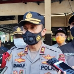 Kapolres Tuban AKBP Darman saat memberikan keterangan kepada awak media.