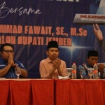 DPC Demokrat Jember saat deklarasi dukungan kepada Muhammad Fawait sebagai calon bupati pada Pilkada 2024. Foto: Ist