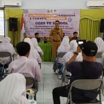 Sejumlah narasumber dihadirkan dalam program goes to school yang digelar JCP di SMAN 4 Pamekasan.