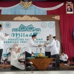 Milad Fakultas Keislaman UTM di Gedung Pertemuan Universitas Trunojoyo Madura, Senin (31/5/2021). (foto: ist)