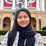 Alfin, salah satu tutor program English Massive yang menjadi teaching assistant di University of Wisconsin-Madison. Foto: Ist