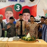 Peresmian posko pemenangan pasangan calon Wali Kota dan Wakil Wali Kota Malang, Abah Anton-Dimyati.