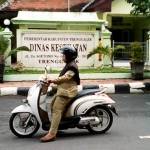 Kantor Dinas Kesehatan Trenggalek. foto: herman/ BANGSAONLINE