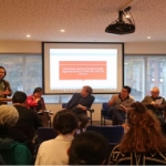 Suasana dialog terbuka yang digelar Lakpesdam PCINU Belanda bersama KITLV (KITLV/Royal Netherlands Institute of Southeast Asian and Caribbean Studies), Pehimpunan Pelajar Indonesia (PPI) Leiden, dan ILUNI Universitas Indonesia di Belanda tentang Politik Kewargaan paska Pilpres 2019 di Leiden Belanda. foto: istimewa/ BANGSAONLINE